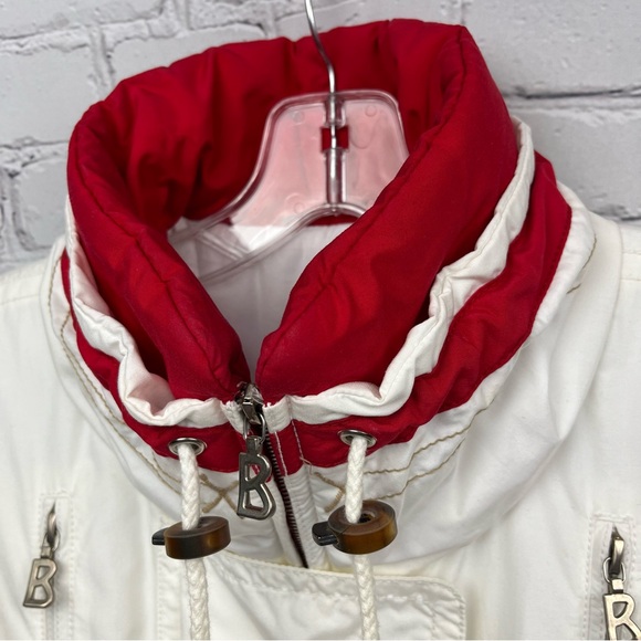 Vintage 90’s Bogner ‘Olympic Spirit’ Embroidered One-Piece Ski Suit Red Sz 8 - Picture 12 of 16